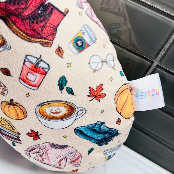 BookBeau Fall Bean Reading Pillow - Picture 3 of 6